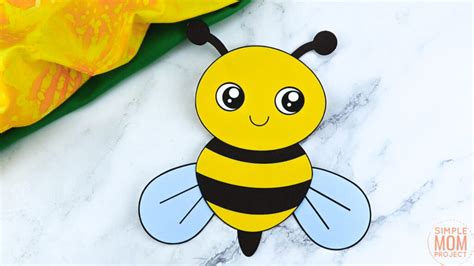 cut  bumble bee template printable