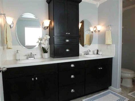 painting bathroom cabinets black home furniture design