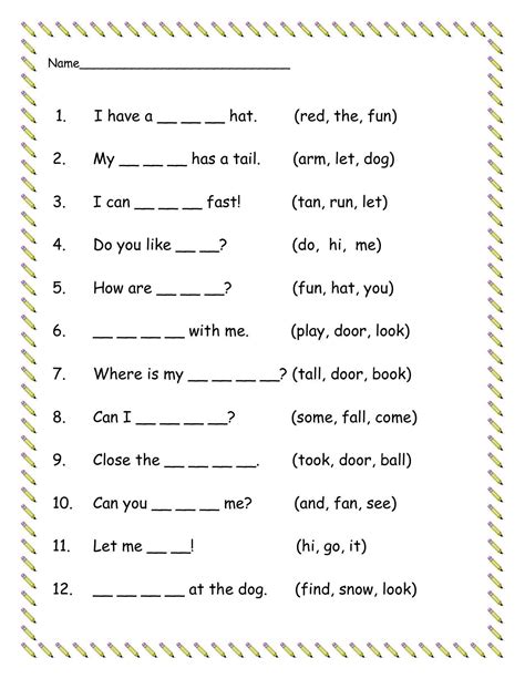 printable english worksheets  grade   learning   read