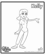 Chica Show Coloring Pages Kelly Printable Kids Sproutonline Color sketch template