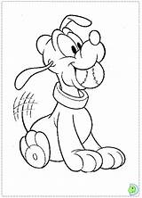 Pluto Coloring Pages Mickey Mouse Disney Baby Christmas Dinokids Printable Getcolorings Getdrawings Colorir Para Drawing Colorings Close sketch template