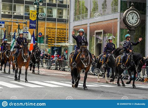 york city police department mounted unit officers lead