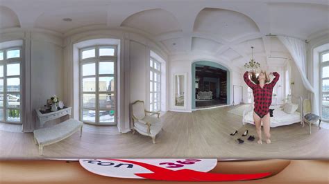 360 Degree Video Lady Olga Shows Her Beautiful Brunette Girlfriend Vr