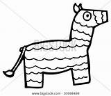 Pinata Coloring Donkey Drawing Cartoon Viva Simple Search Clipartmag Lightbox Again Bar Case Looking Don Print Use Find Top Create sketch template