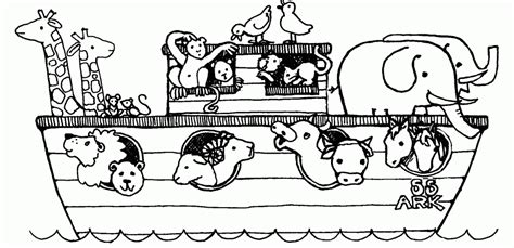 noah  ark coloring page  coloring pages  kidsfree coloring home
