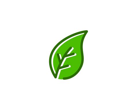 natural leaf logo icon vector  vector art  vecteezy