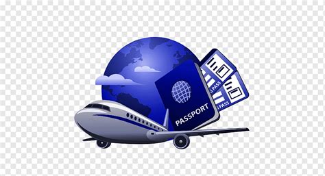 air travel airplane flight earth visa travel logo mode  transport