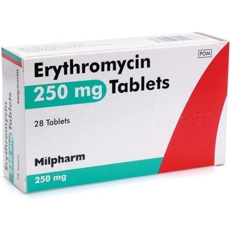 erythromycin tablets mg pack general pharmaceuticals  bf