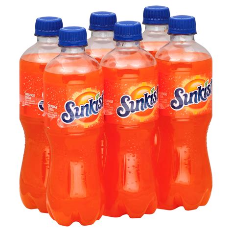 sunkist orange soda  oz bottles shop soda