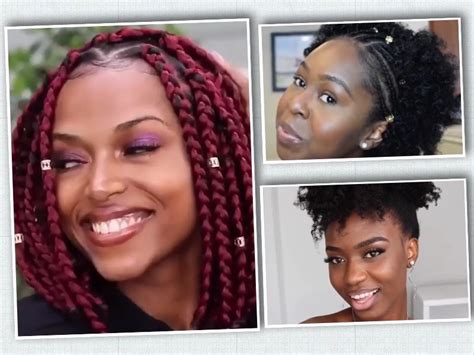 hairstyle compilation for black women natural hair curly hair and braids 1 natural