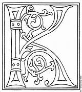 Illuminated Renata Illumination Initial sketch template