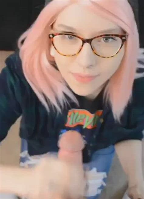 Instantfap Cute Girl With Pink Hair Cum On Face