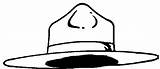 Hat Clipart Bw Clipaart Gif Library sketch template