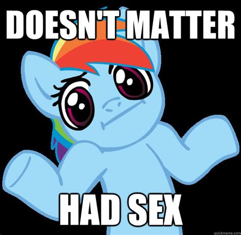 shrugging rainbow dash memes quickmeme