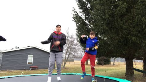 trampoline football youtube