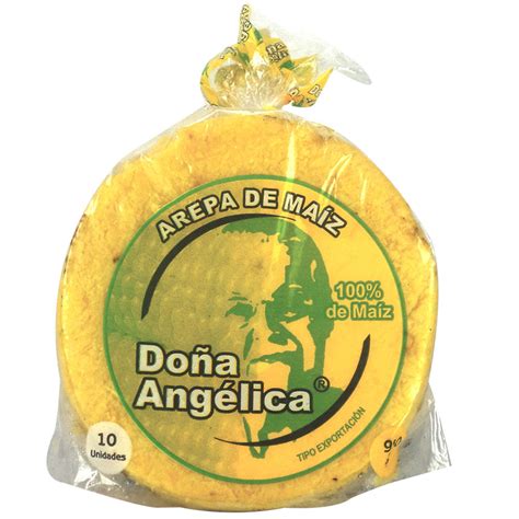 Arepa DoÑa Angelica Amarilla Y Blanca 10 Unds X950 G Mercaldas
