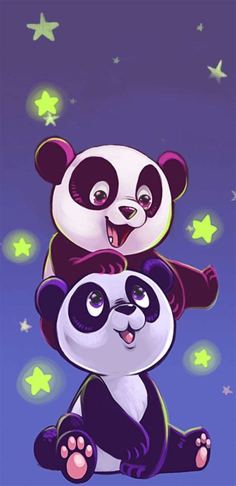 Cute Purple Panda Wallpapers Top Free Cute Purple Panda Backgrounds