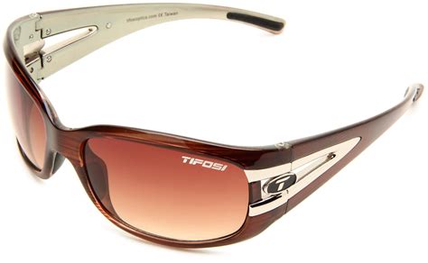 Buy Tifosi Women S Lust Sport Sunglasses Sage Wood Frame Brown Gradient