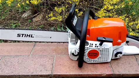 chainsaw stihl ms  video  youtube