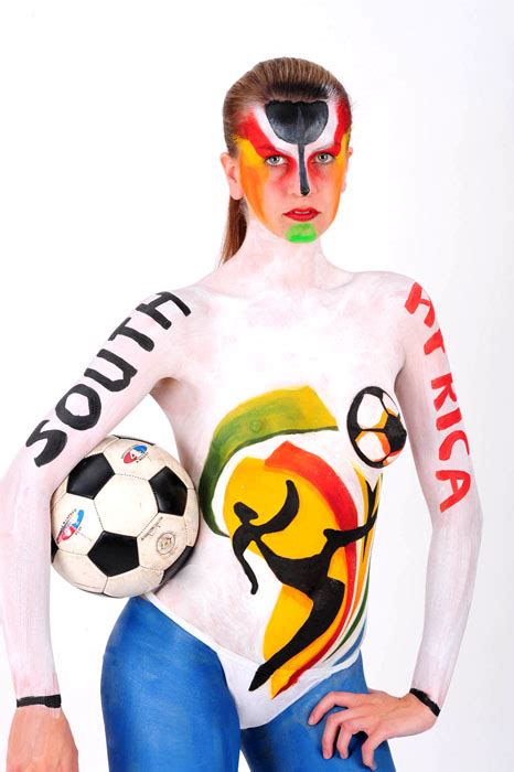 Aboutsex Soccer Women Body Painting