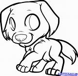 Retriever Golden Coloring Pages Puppy Puppies Drawing Chibi Dog Printable Draw Popular Clipartmag Library Clipart Coloringhome sketch template