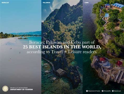 Boracay Palawan And Cebu Hailed World’s Best Islands Dot Celebrates