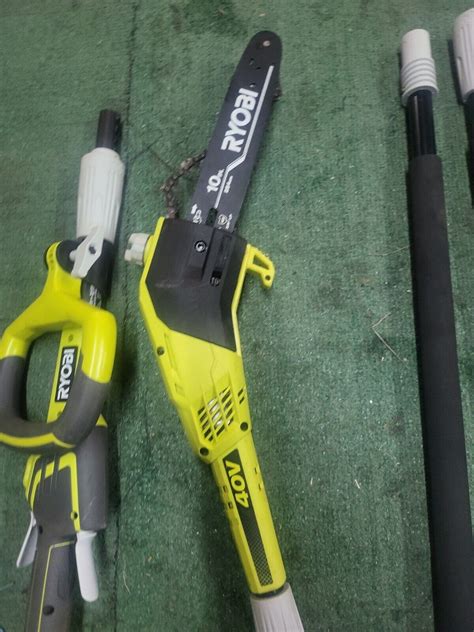 Ryobi Cordless Pole Saw 10 In 40 Volt Lithium Ion Tool Only Ry40506