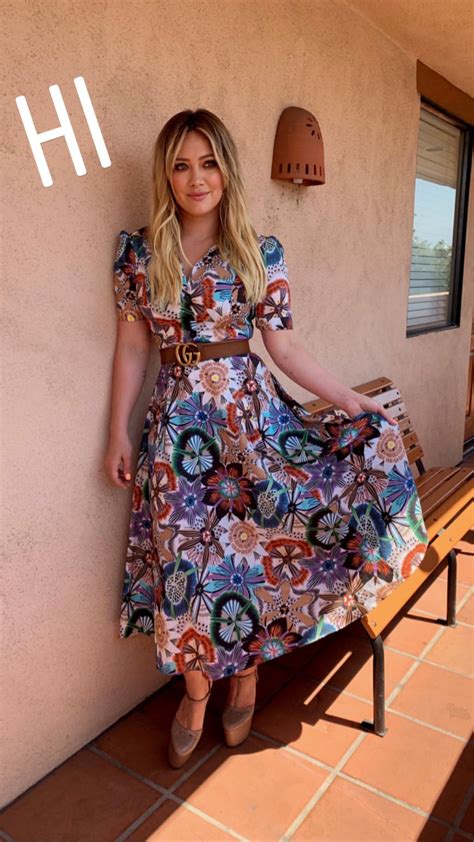 Instagram Hillary Duff Dress Hilary Duff Style Fashion