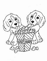 Coloring Biscuit Pages Getdrawings Dog sketch template