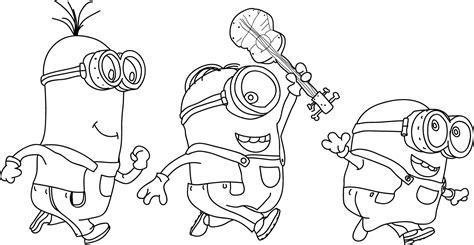 coloring pages minions  images  despicable  cartoon
