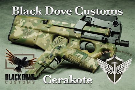 black dove customs cerakote fn five seven pistol and fn ps90 sbr youtube