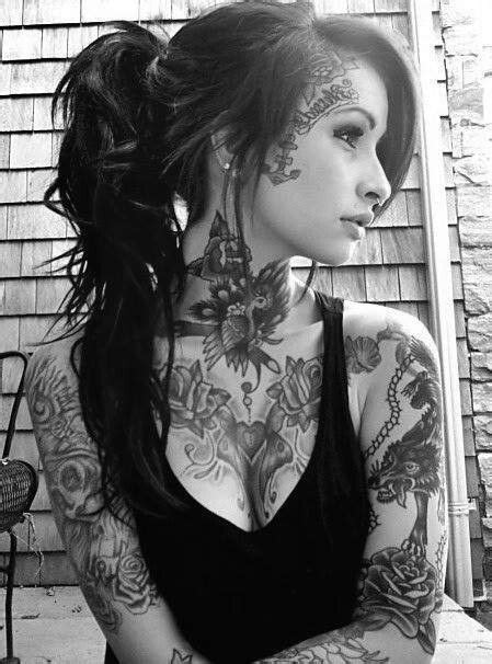 beautiful tattooed girl ink pinterest beautiful tattooed girls and get a tattoo