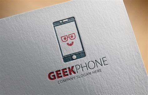 geek phone logo creative logo templates ~ creative market