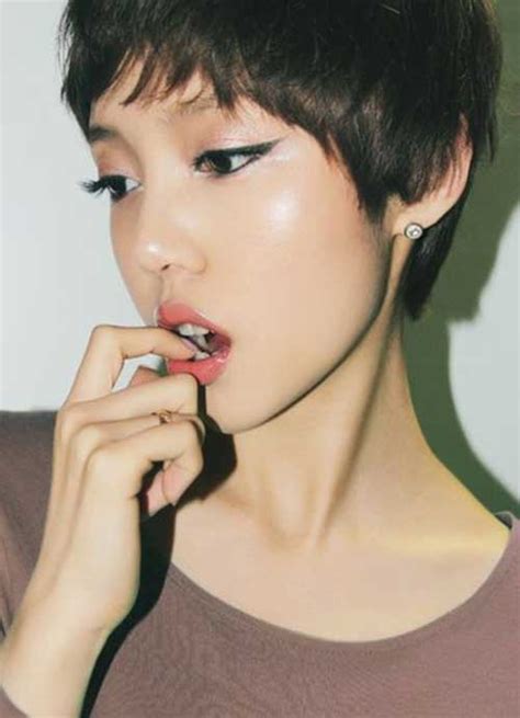 lovely asian pixie cut pics short hairstyles