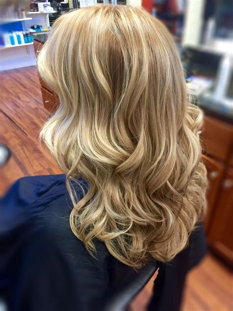 from a partial highlight to a balayage ombre combo buttery