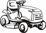 Lawn Mower Riding Clipart Clip Mowers Silhouette John Deere Mowing Drawing Zero Turn Cartoon Cliparts Tractor Care Pink Service Library sketch template