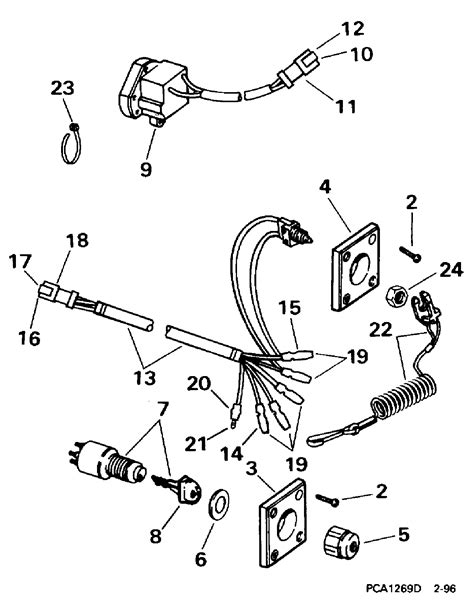 brp evinrude ignition switch wiring diagram