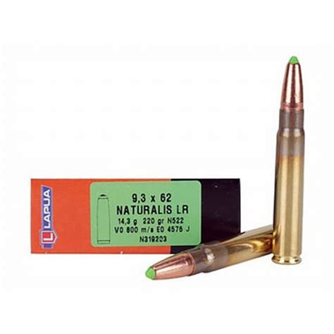 Lapua 220gr Naturalis Solid Rifle Ammunition Lun319203 For
