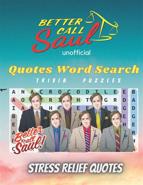 buy quotes word search  unofficial  call saul word search