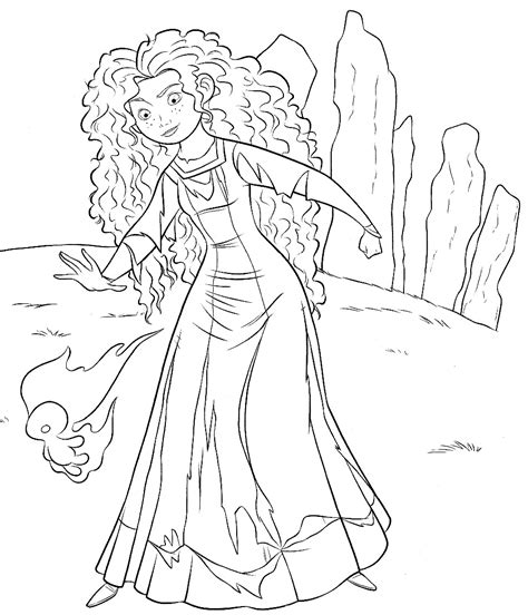 princess merida drawing  getdrawings