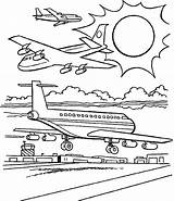 Airplane Aereo Aerei Airport sketch template
