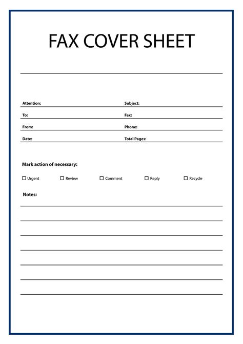 printable downloadable fax cover sheet