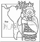 Incas Manco Inca Ocllo Capac Imperio Incaico Imagui Dibujar Animado Inkas Colouring Perú Infantiles Ollantay Mam Effortfulg Preescolar Culturas sketch template