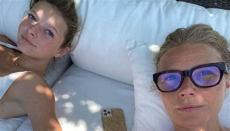 gwyneth paltrow s daughter responds to her mum s nude photo on