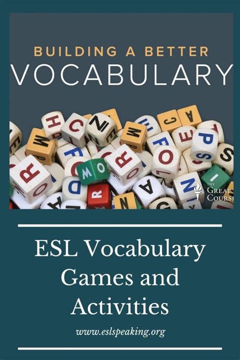 tefl vocabulary games and activities esl words games and ideas