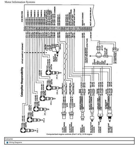 caterpillar truck  engine wiring diagrams