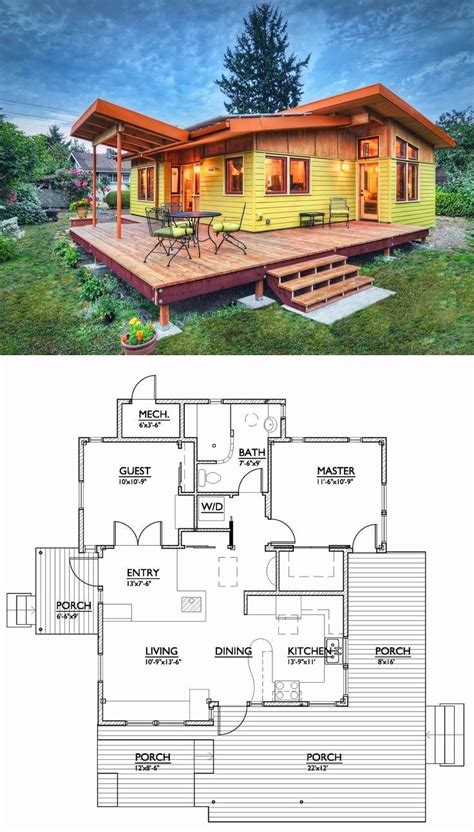 tiny house nation house plans lovely  sf   modern house