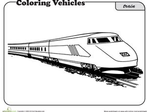 vehicle coloring pages educationcom emoji coloring pages train