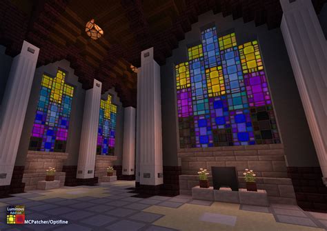 Crmla Church Minecraft Stained Glass Designs