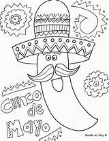 Print Doodle Celebration Sombrero Doodles Coloringpagesfortoddlers Thesprucecrafts Everfreecoloring Thebalance sketch template